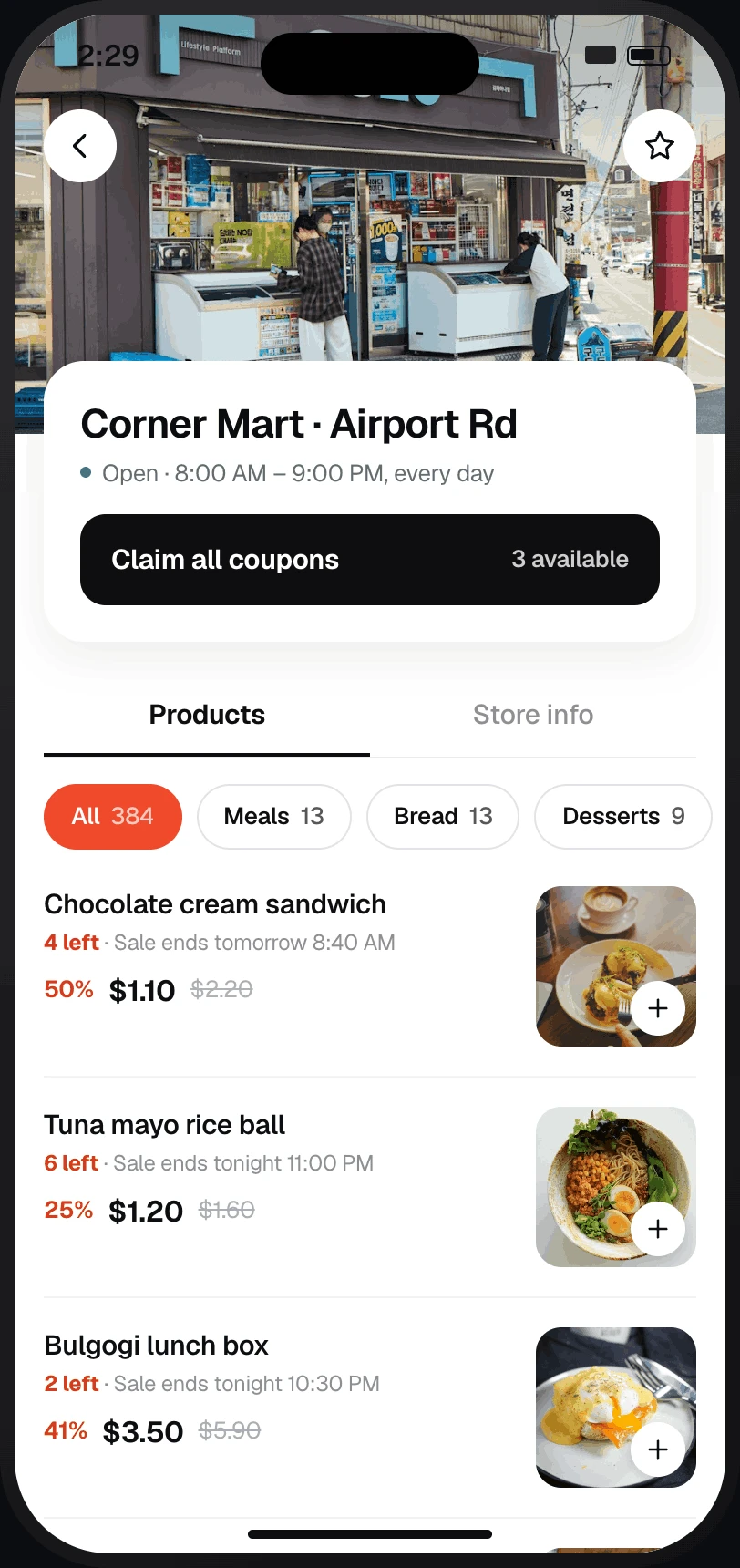 Marketplace: Store